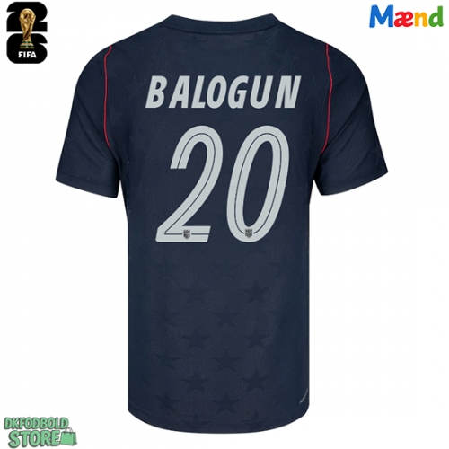 Forente stater Folarin Balogun #20 Replika Udebanetrøje VM 2026 Kortærmet